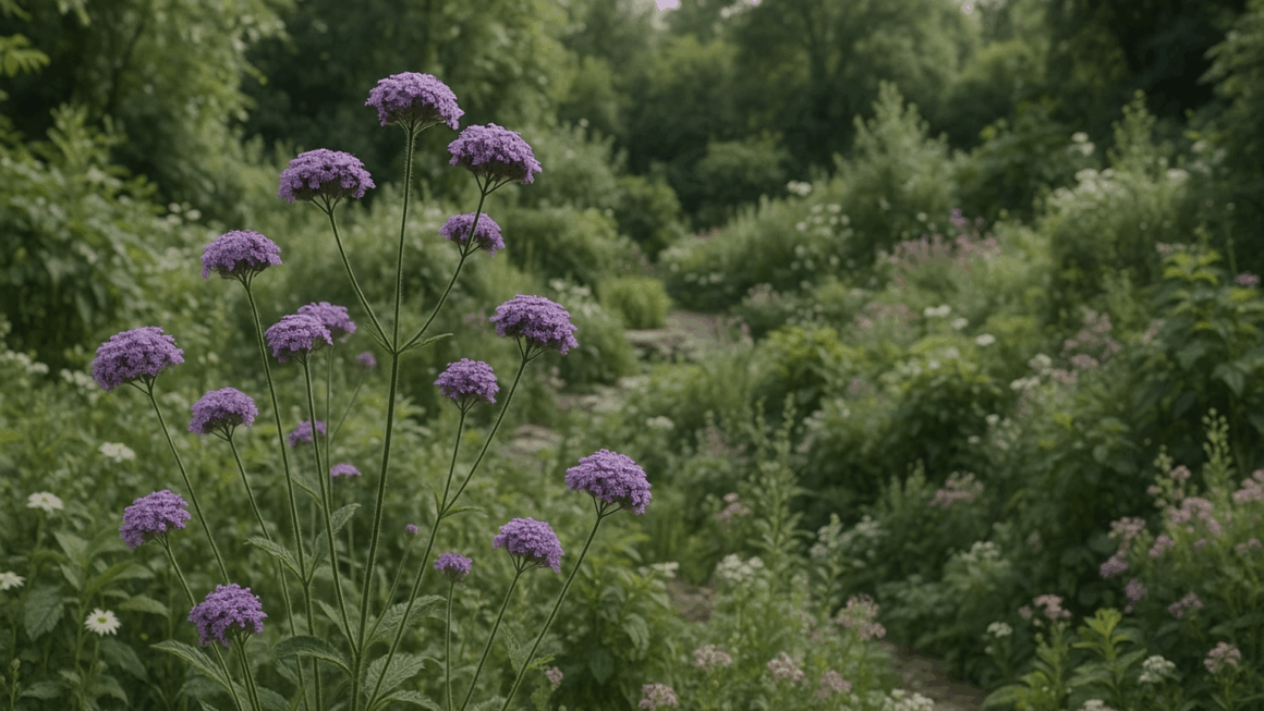 verveine dans jardin